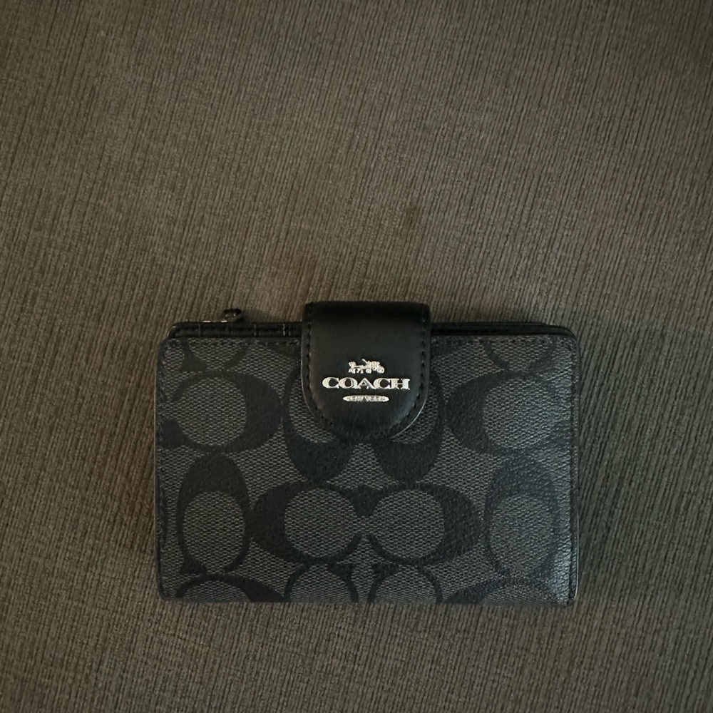 Coach Charcoal Signature Wallet